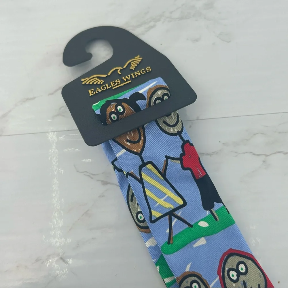 EAGLES WINGS Children's Art Necktie